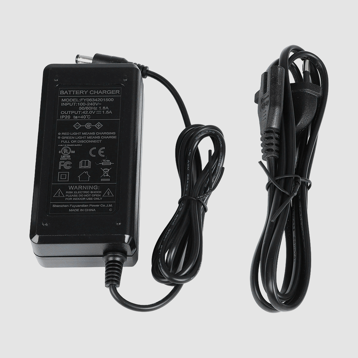 Oplader 42V 1.5A (Europese standaard)-B5