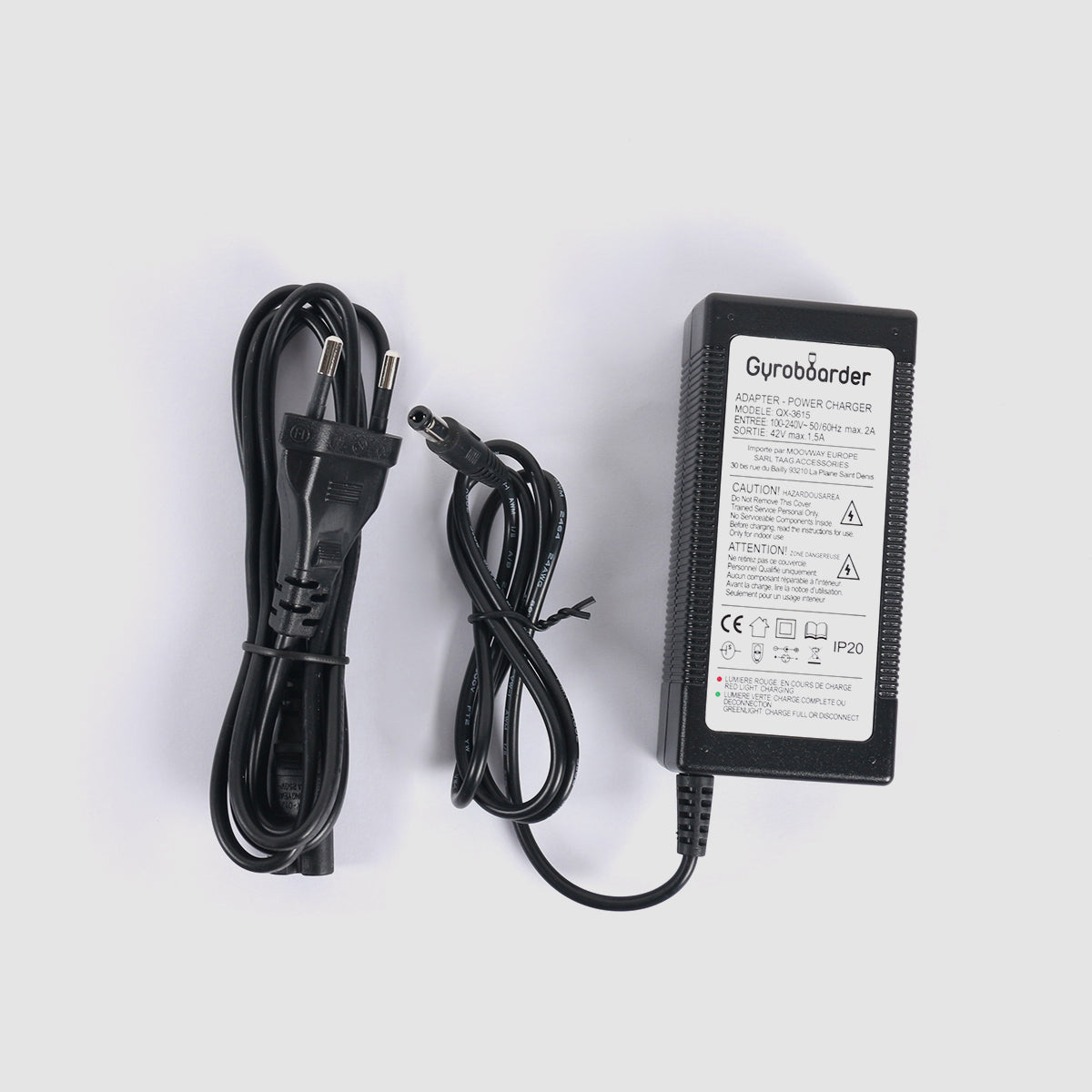 Oplader 42V 1,5A (Europese standaard)-B20
