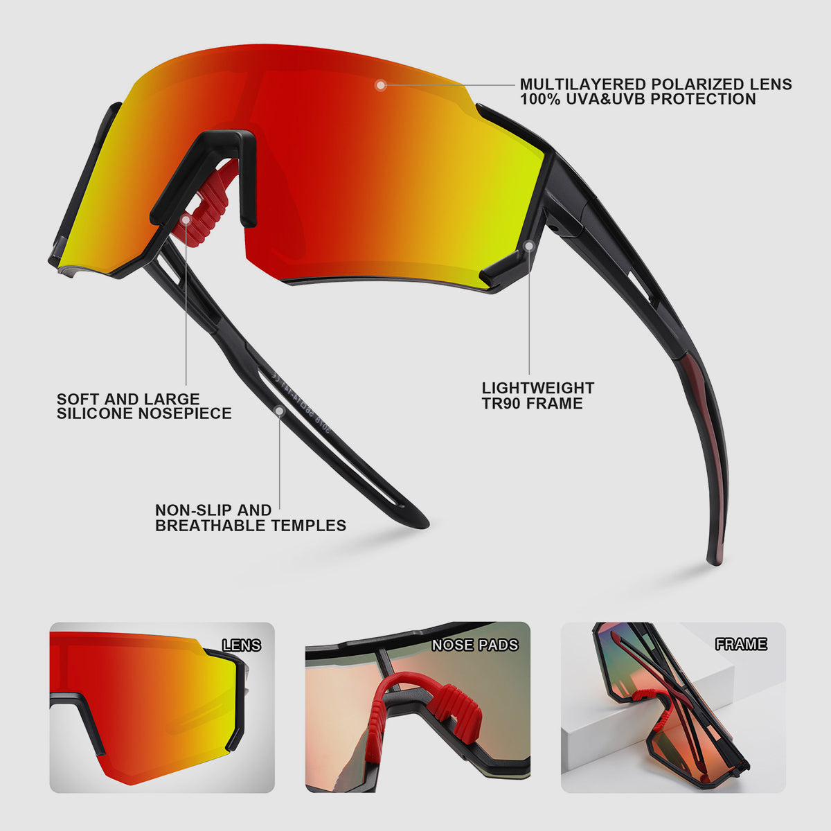 3078 Sportzonnebril